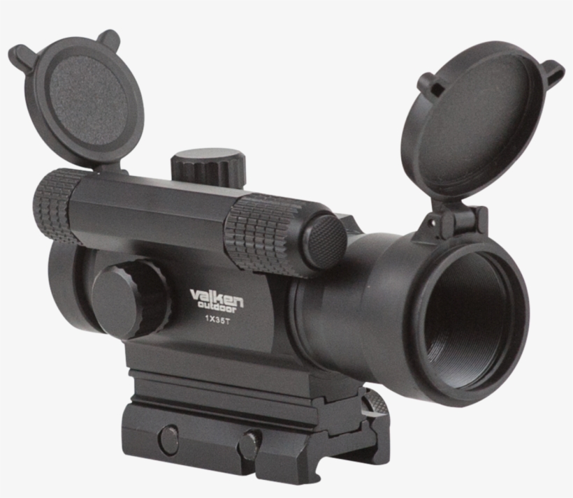 Valken Optics Tactical 35mm Red Dot Sight - Red Dot Sight, transparent png