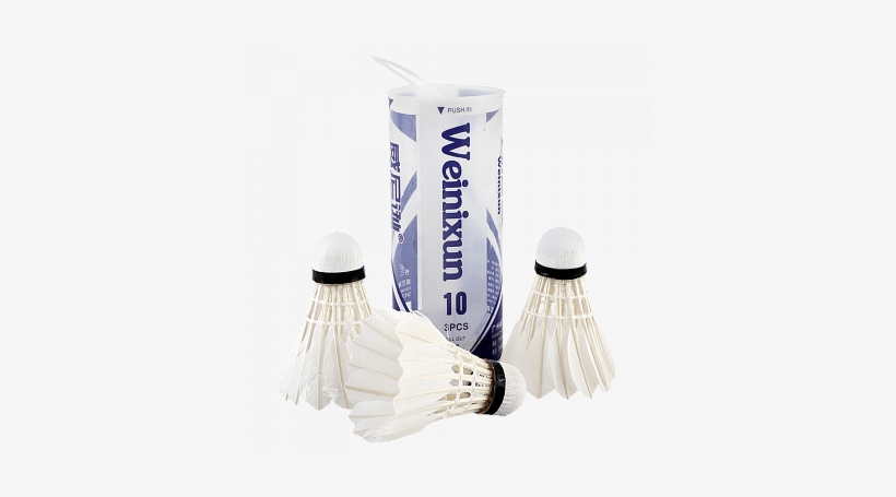 Weinixun Feather Shuttle Cock For Indoor/outdoor Player, - Badminton, transparent png