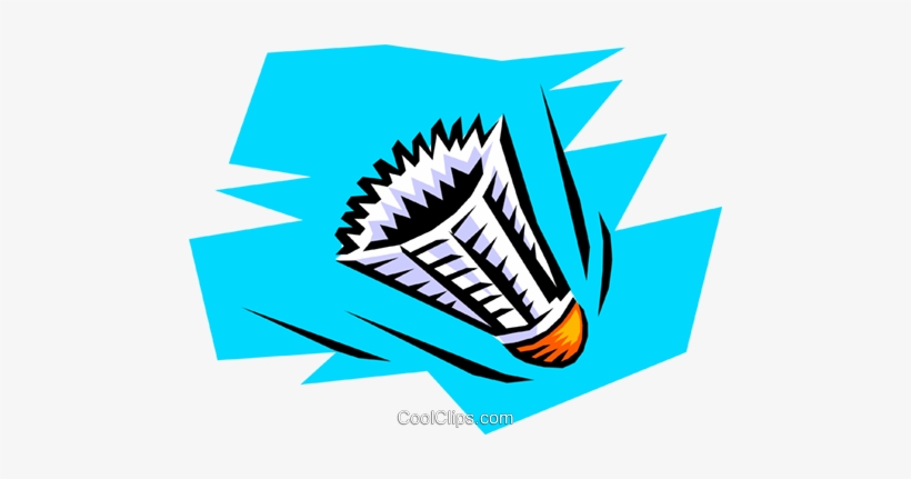 Shuttlecock Royalty Free Vector Clip Art Illustration - Badminton, transparent png