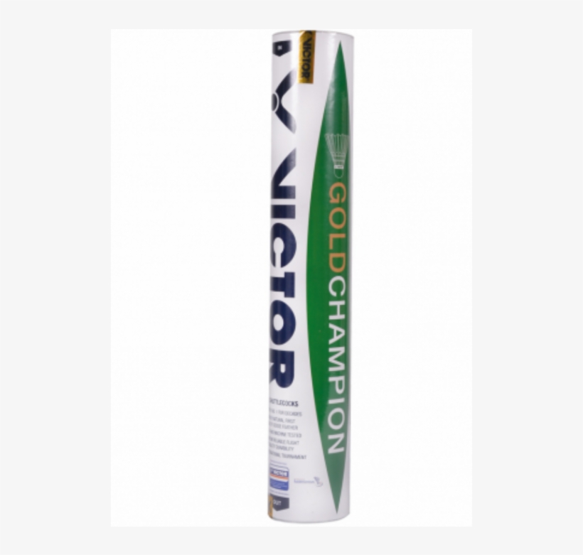 Victor Gold Champion Feather Shuttlecock Speed 78, transparent png