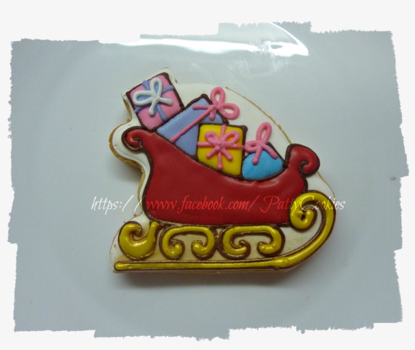 Santa's Sleigh - Cartoon, transparent png