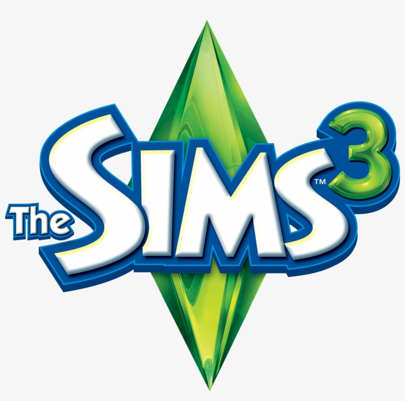 Logo The Sims 3, transparent png