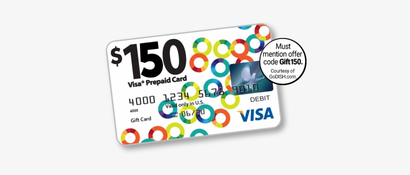 Visa Giftcard 150 Image - Online Advertising, transparent png