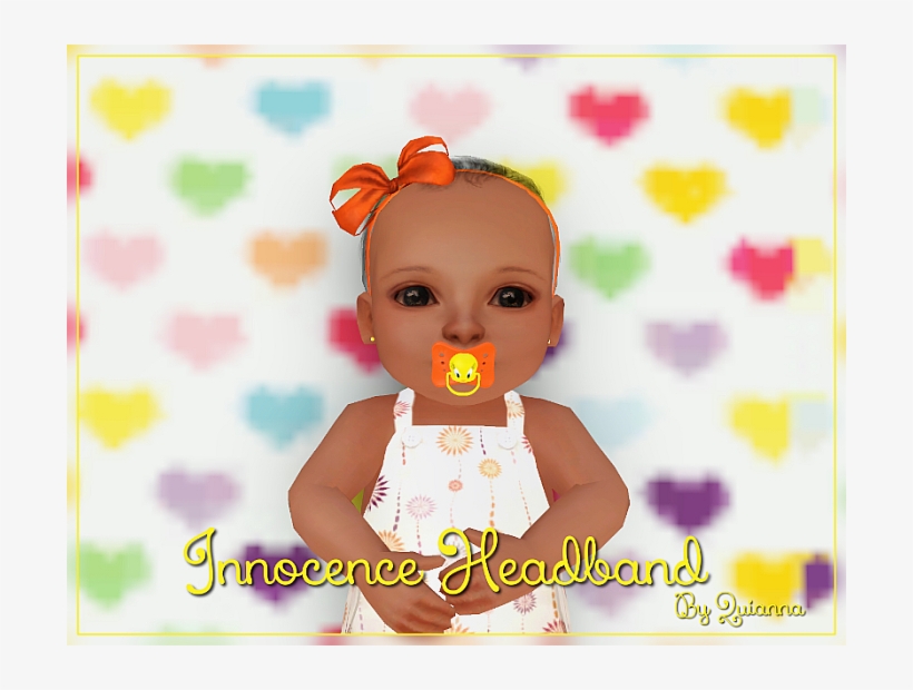 Ixzjpg ] - Sims 3 Baby Headband, transparent png