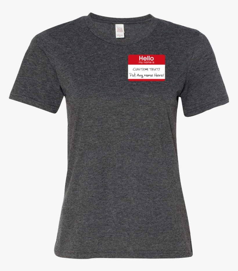 Hello My Name Is Womens T-shirt - T Shirt Women Oxford University, transparent png