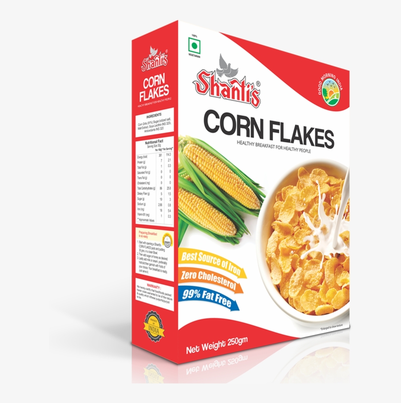 Image - Wholesome Earth Corn Flakes- Gluten Free - 350g, transparent png