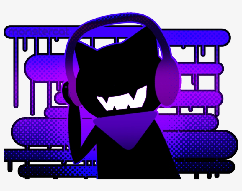 A Monstercat Shape Test, transparent png