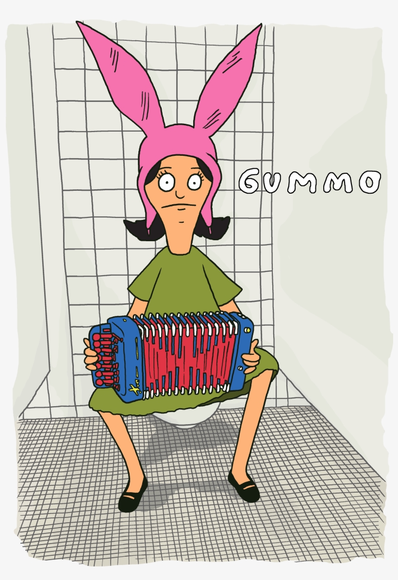 Louise Belcher As Bunny Boy From Harmony Korines Gummo - Bob's Burgers Gummo, transparent png