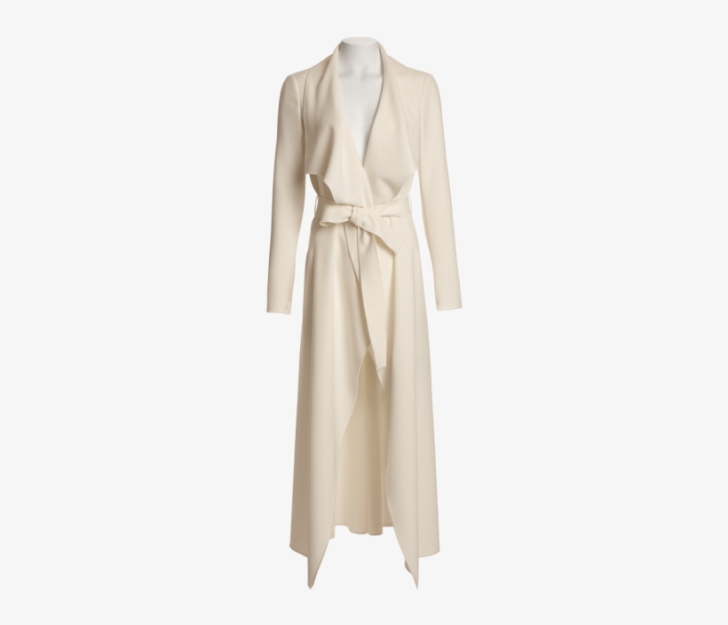 Tech Draped Belted Duster - Poplin, transparent png