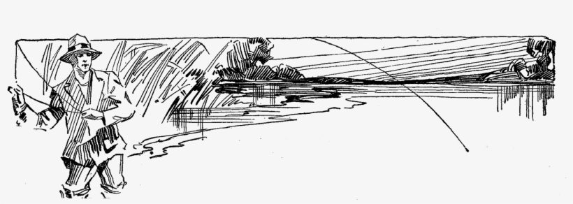 Digital Fishing Border - Transparent Fishing Border, transparent png