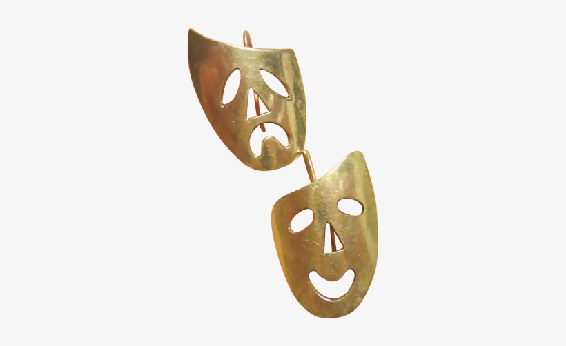 Taxco Sterling Silver 925 Artist Hand Made Comedy Tragedy - Taxco, transparent png
