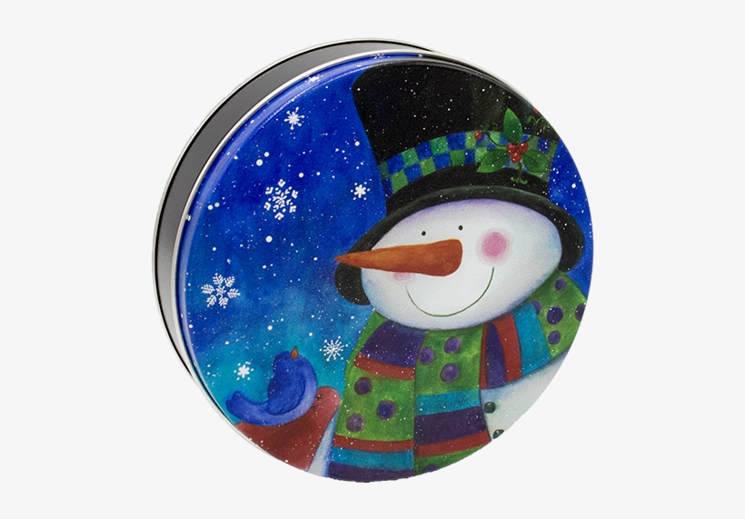 Top Hat Snowman Gift Tin Quantity(12), transparent png