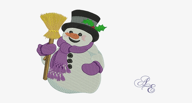 This Snowman Is All Dressed Up With Scarf, Mittens - Art, transparent png