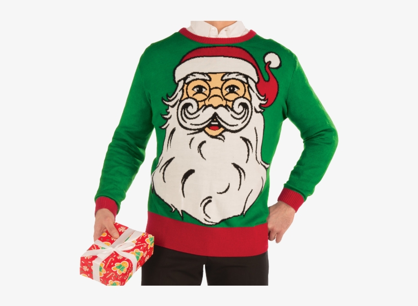 Big Santa Sweater {medium} - Men Costumes Funnys Adults, transparent png