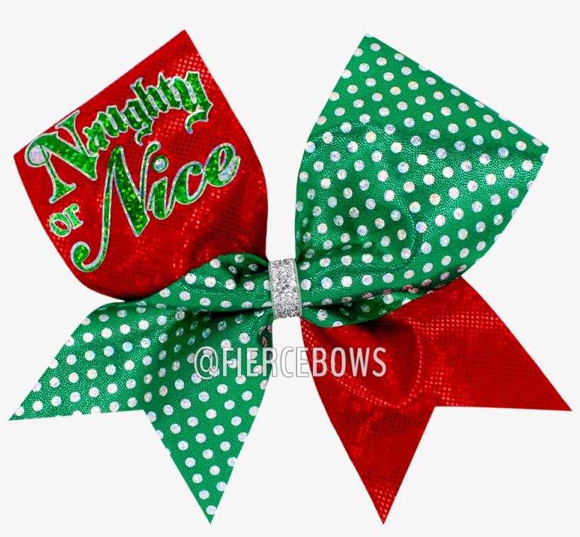 Naughty Or Nice Christmas Bow - Christmas Day, transparent png
