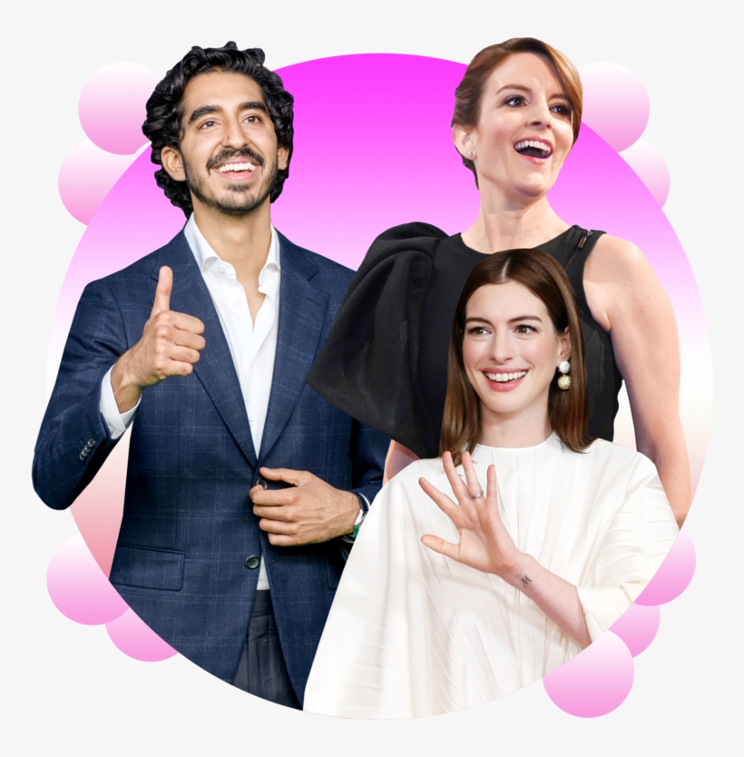 Dev Patel, Tina Fey, Anne Hathaway - Tina Fey, transparent png