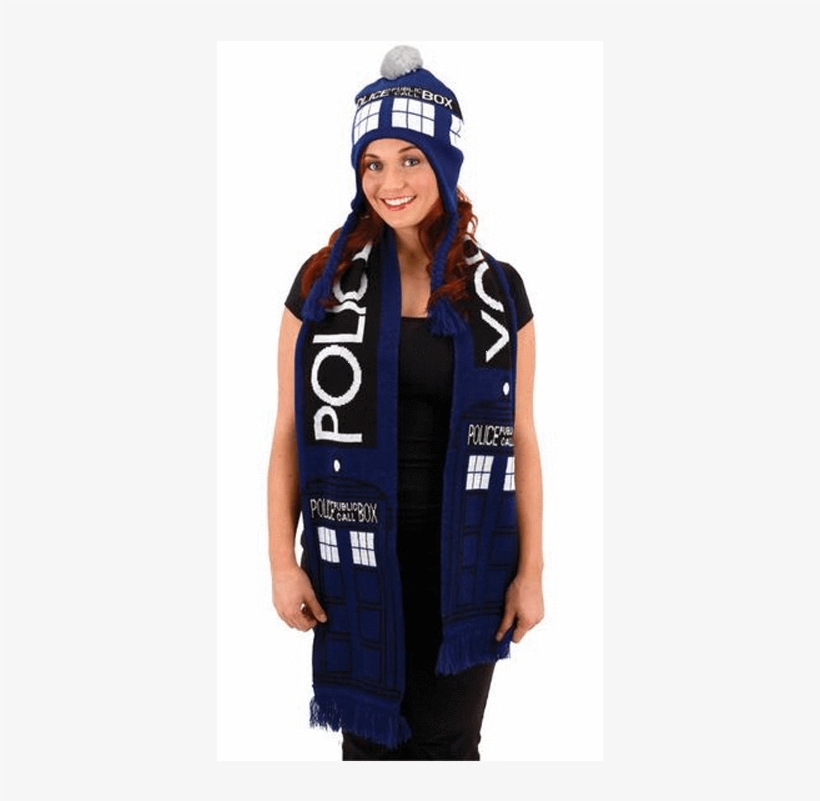 Morris Doctor Who Tardis Scarf - Doctor Who - Tardis Scarf, transparent png