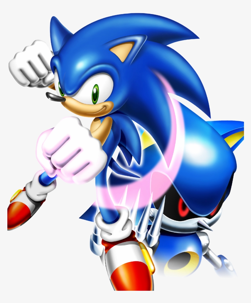 Sonic And Metal Sonic 1 - Sonic Gems Collection Ps2, transparent png