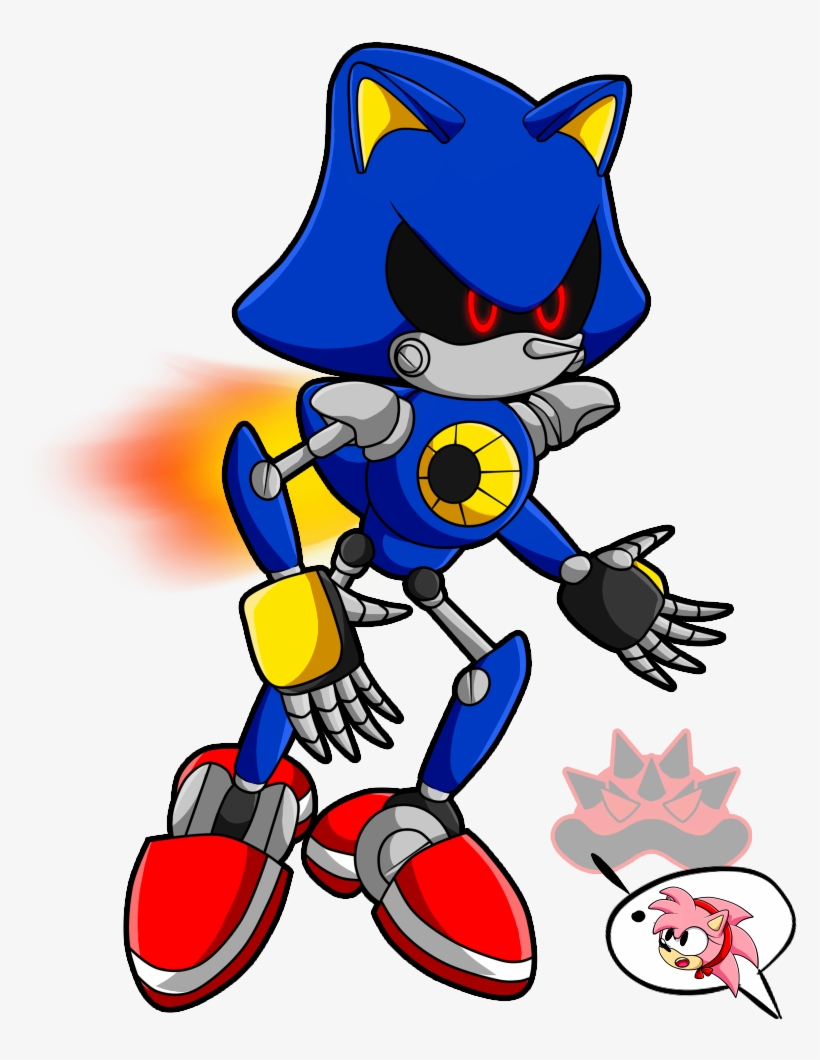 Processing - Modern Metal Sonic Fanart, transparent png