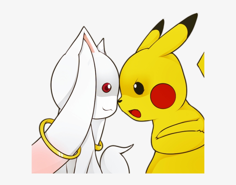 Kyubey Pikachu Flower White Yellow Mammal Vertebrate - Kyubey Pikachu, transparent png