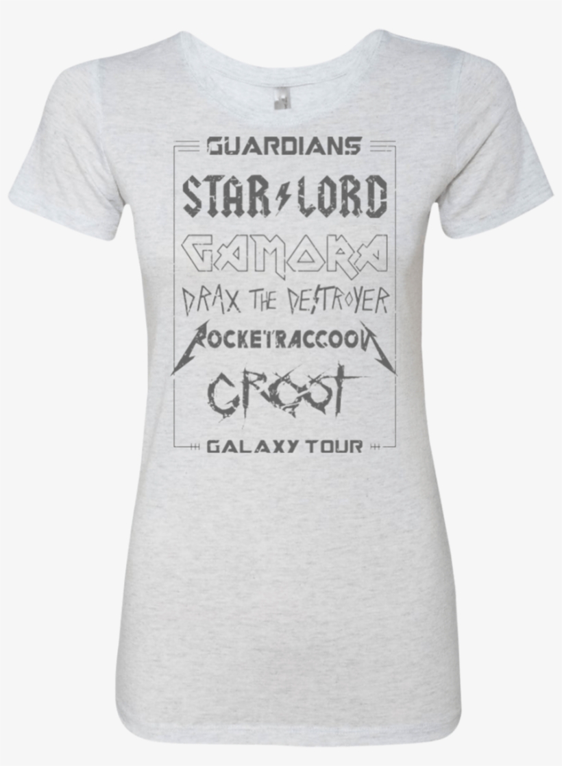Guardians Galaxy Tour Grunge Women's Triblend T-shirt - T-shirt, transparent png