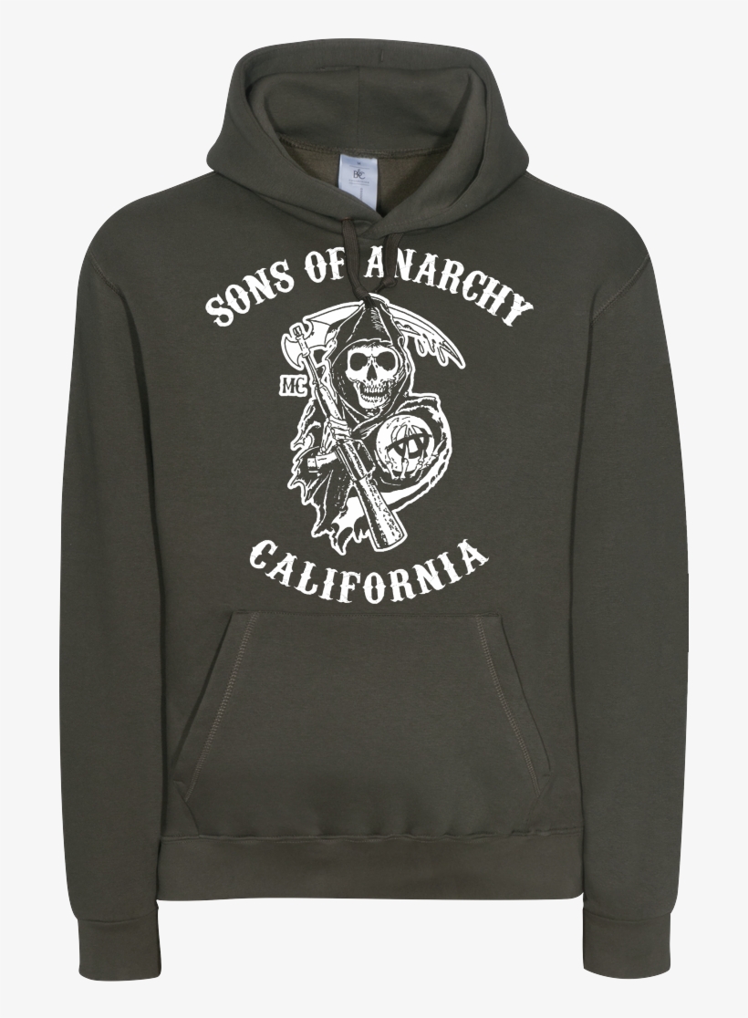 3dsupply Original Sons Of Anarchy Sweatshirt B&c Hooded, transparent png