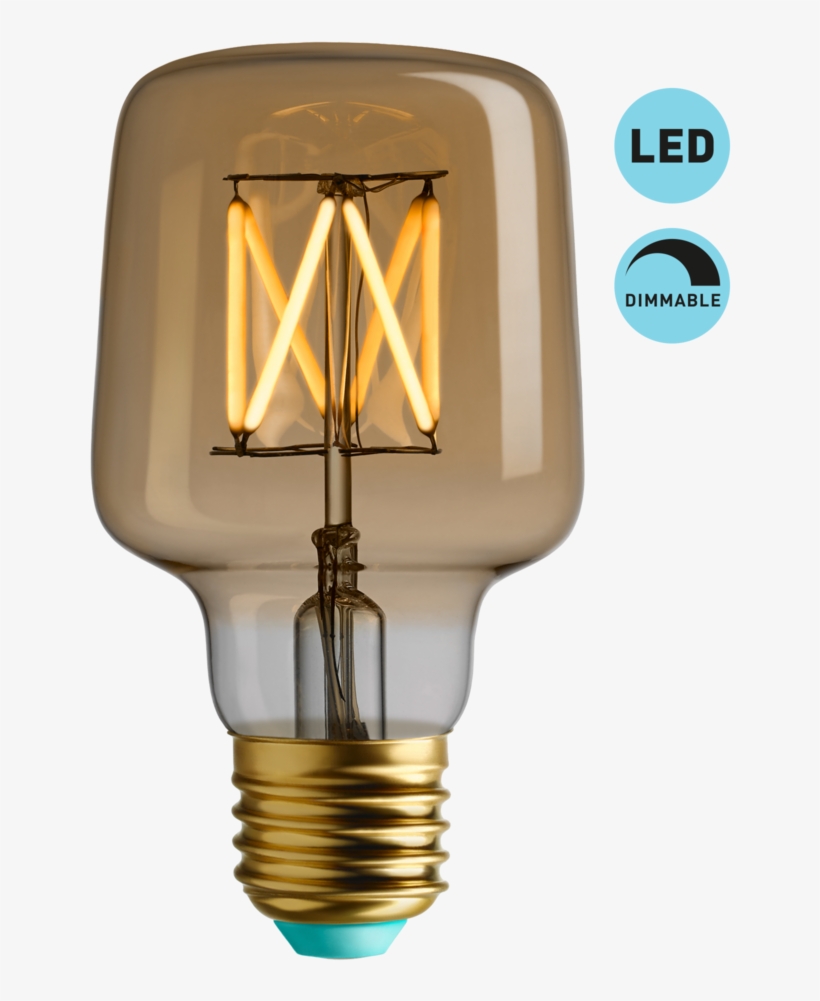 Wattnott Edison Style Led Bulb - Led Lamp, transparent png