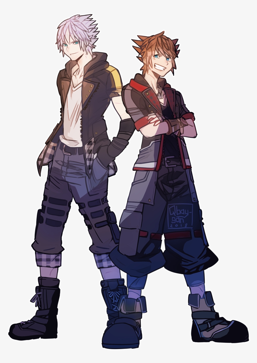 Riku And Sora Kh3 - Sora And Riku Kh3, transparent png
