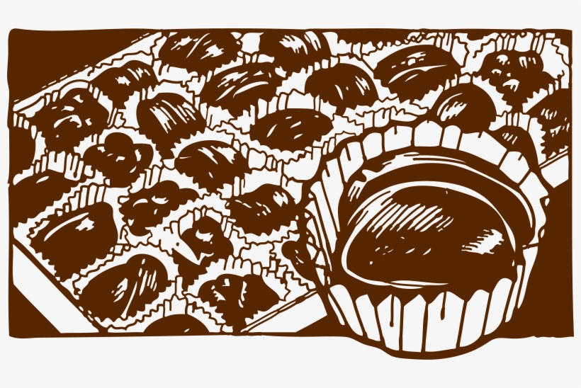 Free Vector Chocolates Clip Art - New Patients Are Like A Box Of Chocolates You Never, transparent png