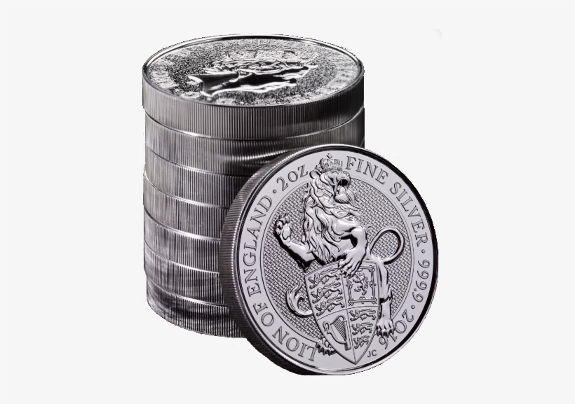 Queen's Beasts Lion 2oz Silver Coin - 2 Oz Queen's Beast Lion, transparent png