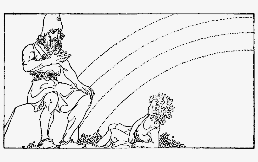 Heimdall And Little Hnossa By Willy Pogany - Willy Pogany, transparent png