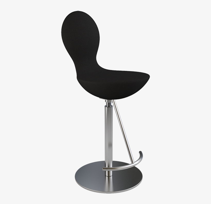 Zoom - Varier - Eight Barstool Fame Beige White 60005 / Chrome, transparent png