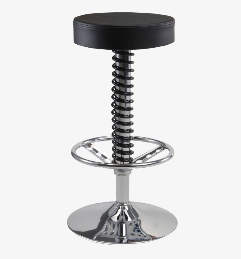 Pitstop Furniture Pit Crew Bar Stool - Black, transparent png
