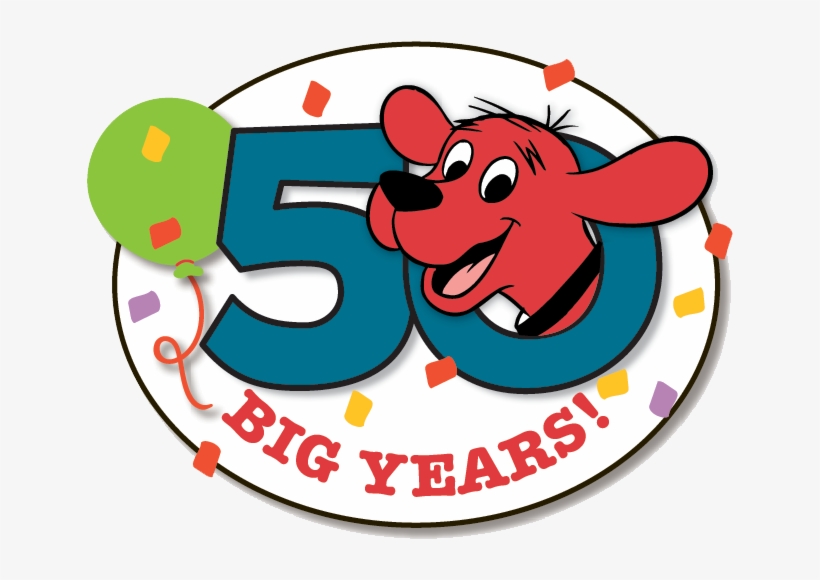 50 Big Years Clifford The Big Red Dog - Clifford The Big Red Dog Colouring And Activity Book, transparent png