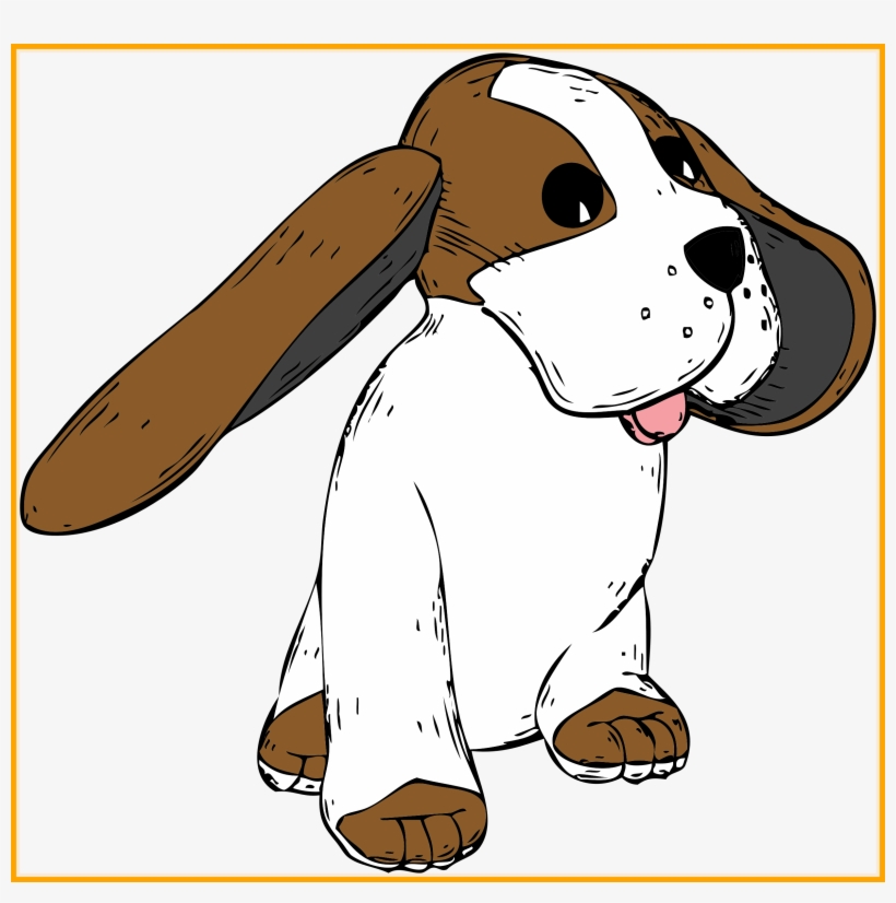 Inspiring Clipart Big Earred Dog Pict Of Cartoon Names - Big Ear Dog Shower Curtain, transparent png