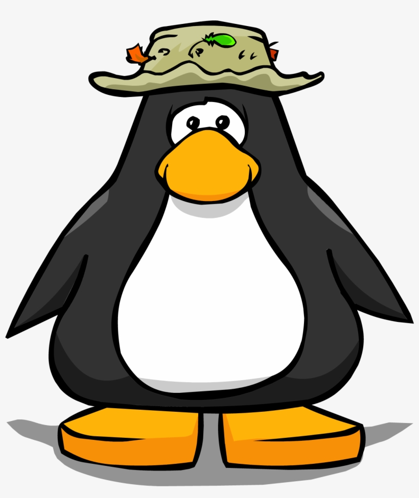 Fishing Hat From A Player Card - Penguin With A Fedora, transparent png
