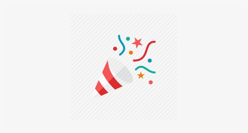 Party Poppers 512 - Party Popper Transparent Background Confetti, transparent png