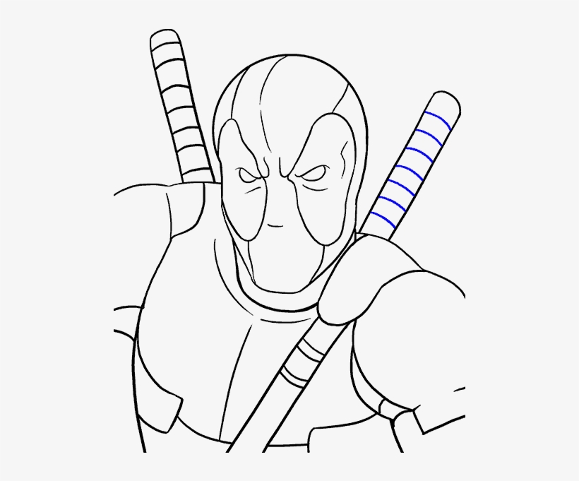 How To Draw Deadpool - Deadpool, transparent png