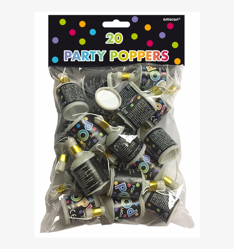 Multi Colour Party Poppers - Party Popper, transparent png