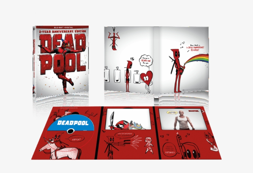 Deadpool Brings Sackload Of Party Favors For A Two - Deadpool 2 Blu Ray Steelbook, transparent png