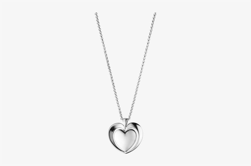 Free Png Silver Heart Pendant Png Images Transparent - Necklace Png, transparent png