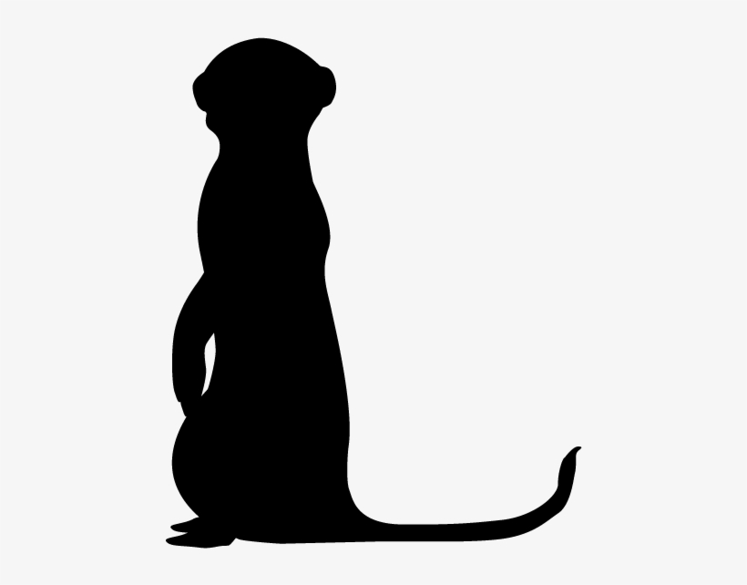 View All Images-1 - Meerkat Silhouette, transparent png