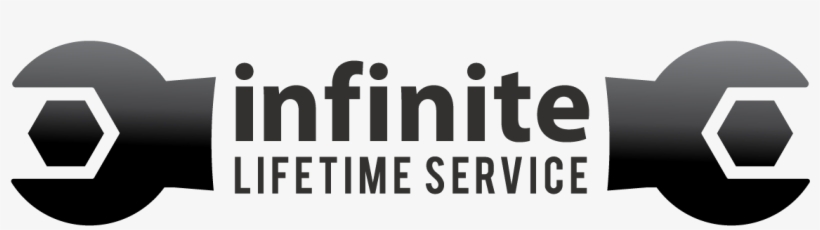 Infinite Lifetime Service - Black-and-white, transparent png