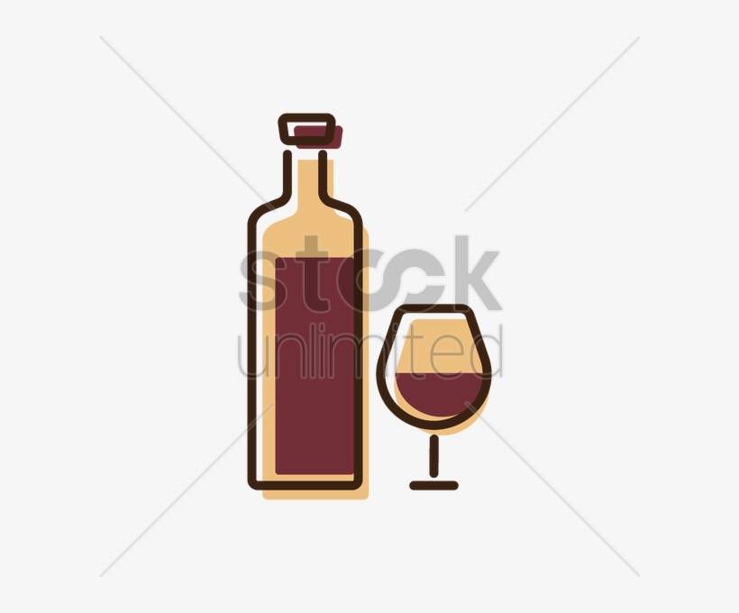 Glass Bottle Clipart Wine Glass Red Wine - Wine, transparent png
