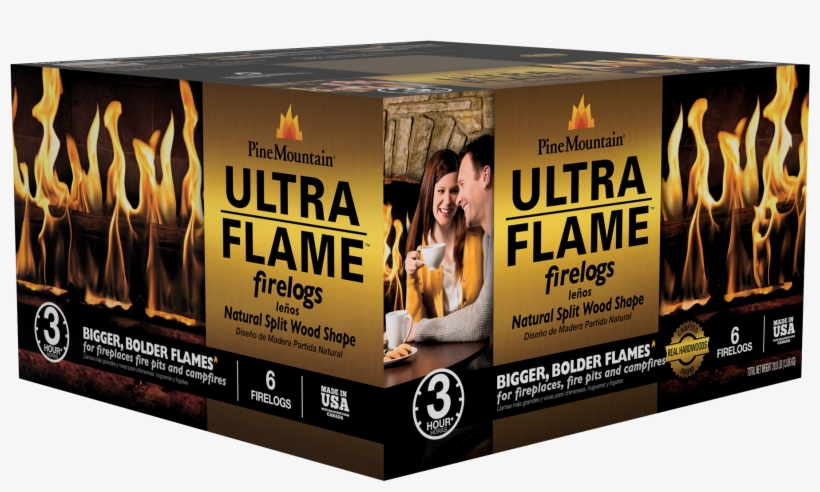 Pine Mountain Ultraflame 3-hour Firelogs, transparent png