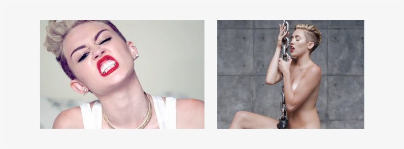 I Chose To Analyze The Music Video “wrecking Ball” - Miley We Can T Stop, transparent png