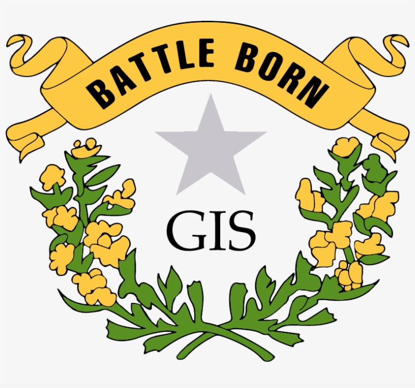 Nevada Battle Born Banner, transparent png