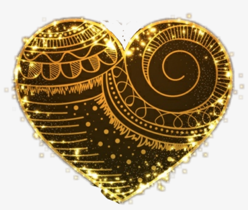 Heart Shimmer Sparkle Line Lines Filigree Swirls Vines - Design, transparent png