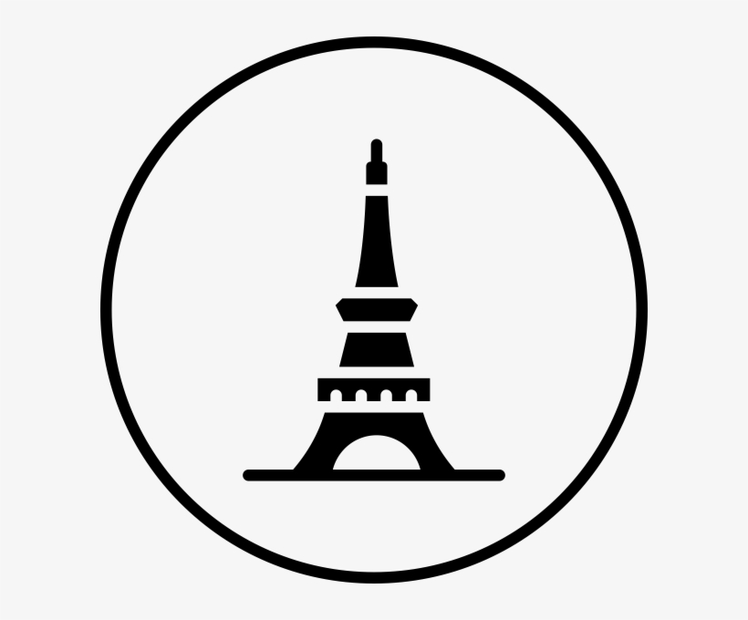 Eiffel Tower Rubber Stamp - 100x100mm Create Your Own Catering Sign., transparent png