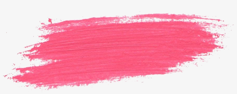 24 Pink Paint Brush Stroke Onlygfx - Drawing, transparent png